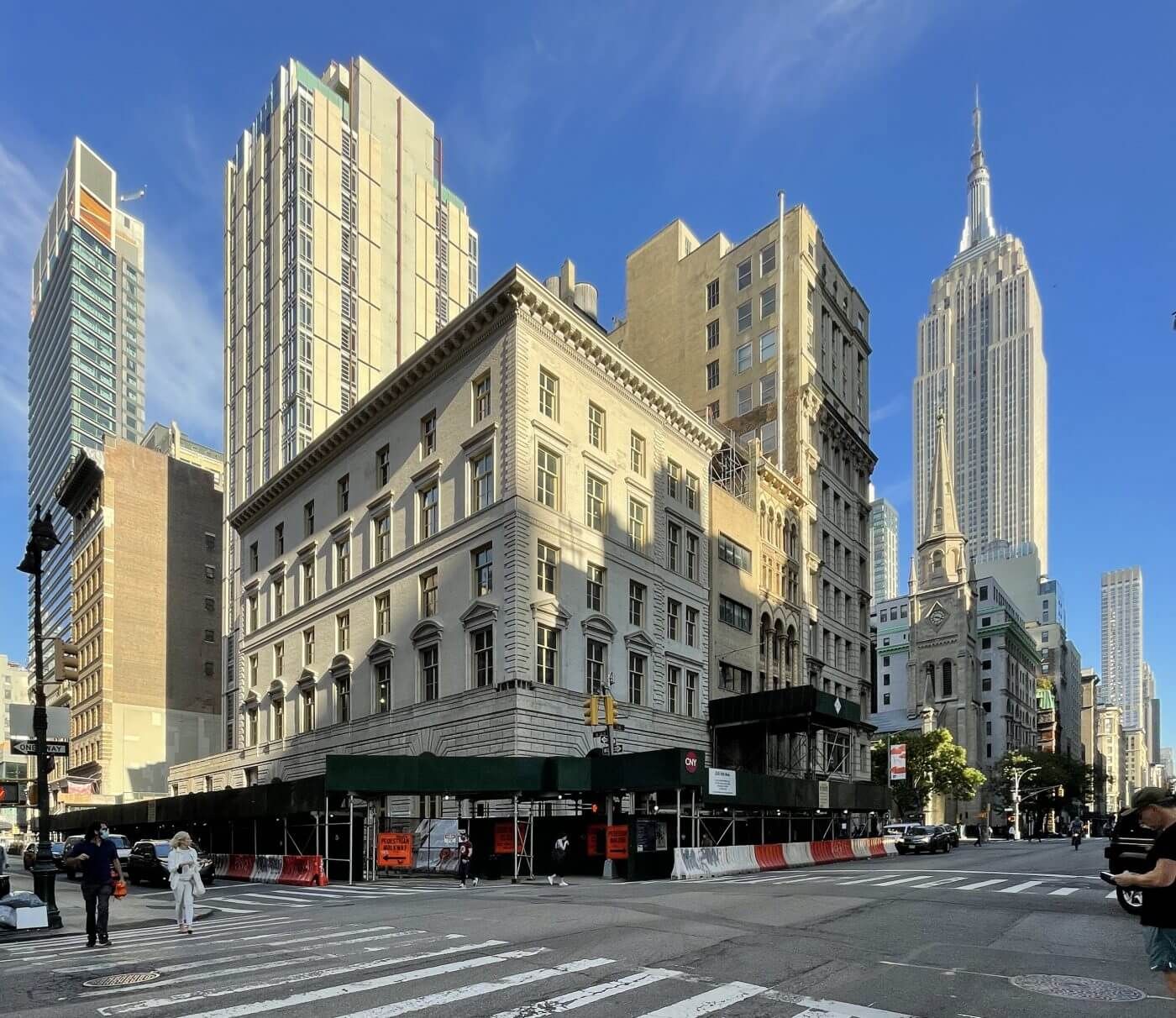 Fifth Avenue Hotel Progresses At 250 Fifth Avenue In NoMad, Manhattan